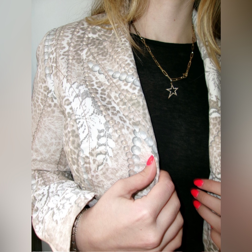 VINTAGE ITALIAN beaded blazer (size: XS) - Picture 2 of 3